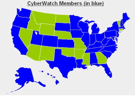 CyberWatch Member Map